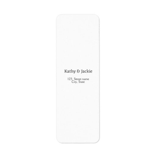 Name des weißen Pärchens Stadt Staat (Vorne)