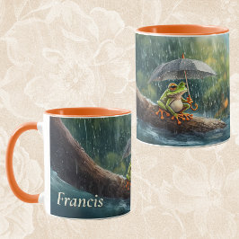 Name des Whimsical Cotattecore Rainy Day Tasse