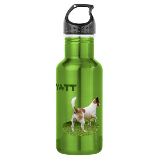 Name des Wyatt mit Fox Terrier, Wasserflasche (Vorderseite)