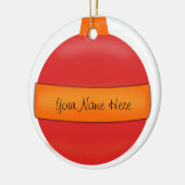 Name des Zierbaums Keramikornament (Links)