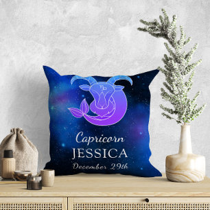 Name des Zodiac-Zeichens Capricorn-Geschenkkissen  Kissen