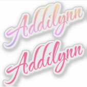 Name des Zusatzstoffs x2 Aufkleber (Vorderseite)