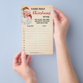 Name dieser Weihnachtskarte Flyer (Handgriff)