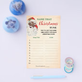 Name dieser Weihnachtskarte Flyer (Einzeln)