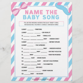 Name dieses Babyliedes [Genitalüberraschung] Briefbogen