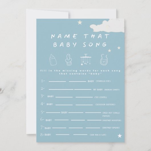 Name dieses Babyliedes Rustikale Minimal Baby Dusc Einladung (Vorderseite)