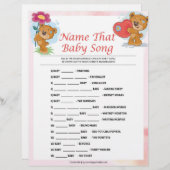 Name dieses Babyliedes [Teddy Bears] Briefbogen (Vorne/Hinten)