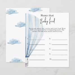 Name dieses Babynahrung - Baby-Dusche-Spiel