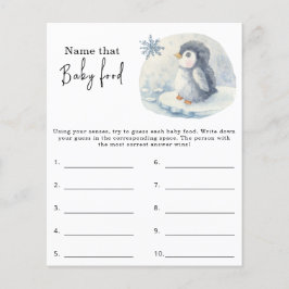 Name dieses Babynahrung - Baby-Dusche-Spiel