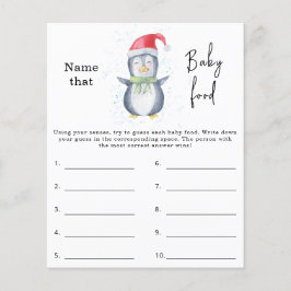 Name dieses Babynahrung - Baby-Dusche-Spiel