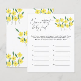 Name dieses Babynahrung-Duschspiels - Wildblumen