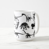 Name dieses Dinosauriers Kaffeetasse (VorderseiteRechts)