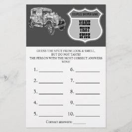 Name dieses Gewürzes | Hochzeitskarosserieduschkar Flyer