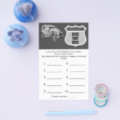 Name dieses Gewürzes | Hochzeitskarosserieduschkar Flyer (Einzeln)