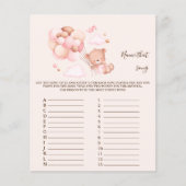 Name dieses Lieds Baby Showspiel (Vorderseite)