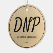 Name DNP Abschluss Keramik Ornament (Links)