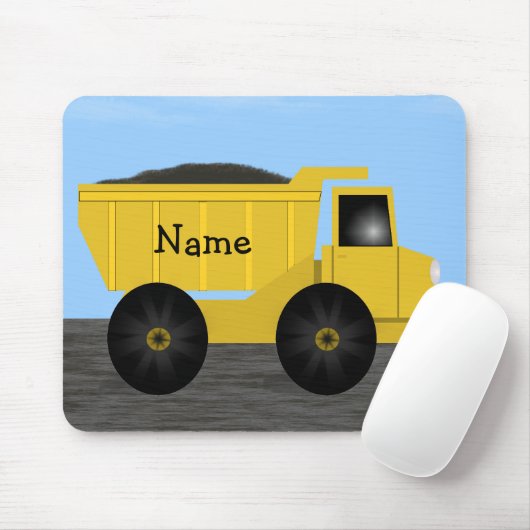 Name Dump Truck Mousepad - Vorlage (Mit Mouse)