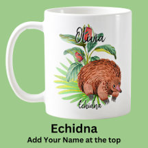 Name Echidna Australian Animal hinzufügen