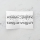 (Name)Eheschließungen(Datum) Karte (Innenseite)