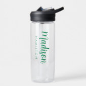 Name eines benutzerdefinierten grünen Skripts Trinkflasche (Links)