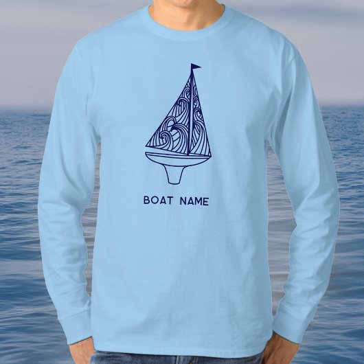 Name eines Segelboots Nautical T-Shirt