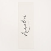 Name Einfache Minimal Moderne Yoga Mat Yogamatte (Vorderseite)