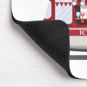 Name-Eiscreme-LKW mousepad (Ecke)