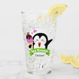 Name-EiscremePenguinliterglas Glas