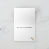 Name: Elegant Fine Art Floral Drop Dankeskarte (Innenseite)