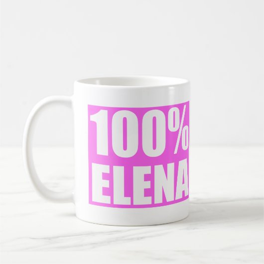 Name Elena Kaffeetasse (Links)