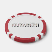 Name Elizabeth Pokerchips (Einzeln)