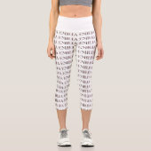 Name Emilia Capri Leggings (Vorderseite)