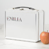 Name Emilia Metall Brotdose (Beispiel)