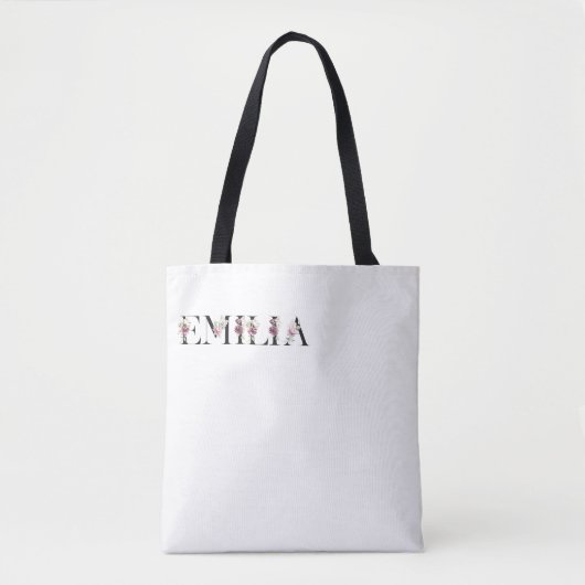 Name Emilia Tasche (Vorderseite)