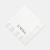 Name Emma Serviette (Ecke)