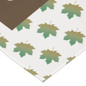 Name Erntedank Fall Mapfelseilmuster Kurzer Tischläufer (Ecke)