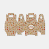 Name Erntedank Herbstlaub Geschenkschachtel (Ungefaltet)