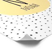 Name Erstschrift - Kinderzimmer - Kinderzimmer Poster (Ecke)