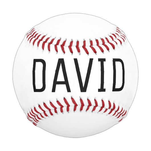 Name es David Baseball Ball (Rückseite)