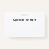 Name Etikett mit tierärztlicher Kuh, Text-FOTO-ID Ausweis (Rückseite)