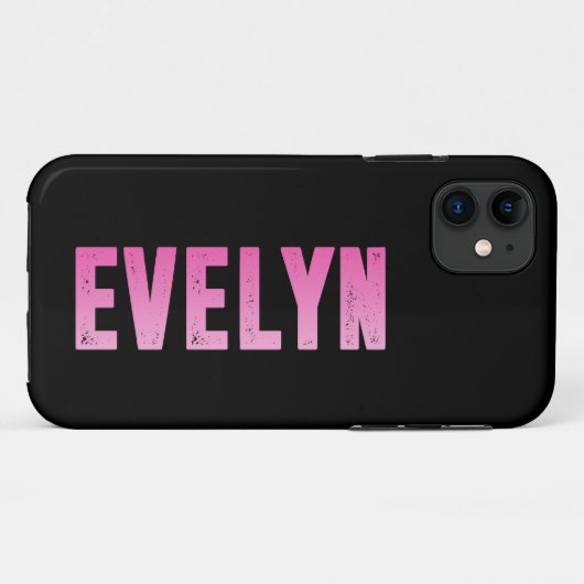 Name Evelyn Case-Mate iPhone Hülle (Rückseite (Horizontal))