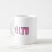 Name Evelyn Kaffeetasse (Vorderseite Links)