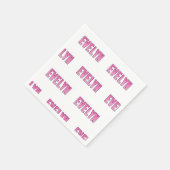 Name Evelyn Serviette (Ecke)