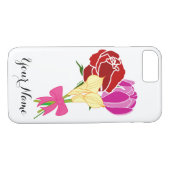 Name Fall. personalisierte Blume Case-Mate iPhone Hülle (Rückseite (Horizontal))