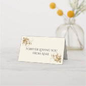 [Name] Family Reserved Seating Memorial Funeral  Platzkarte (Rückseite)