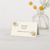 [Name] Family Reserved Seating Memorial Funeral  Platzkarte (Vorderseite)