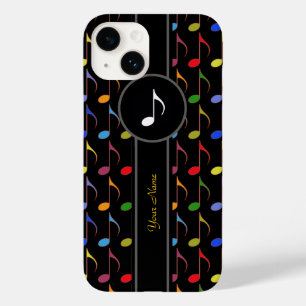 Name/farbige Musiknoten hinzufügen Case-Mate iPhone 14 Hülle