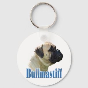 Name Fawn Bullmastiff Schlüsselanhänger