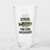 Name Fish Whispere Largemouth Bass Sports Glas (Rückseite)