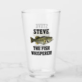 Name Fish Whispere Largemouth Bass Sports Glas (Vorderseite)